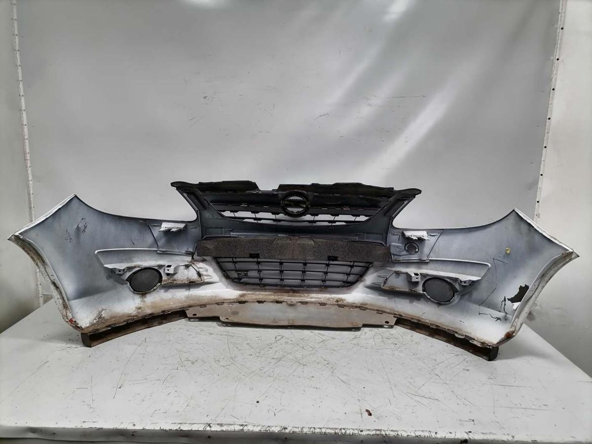 Opel Corsa D original Sto&szlig;stange vorn Z474 Casablancawei&szlig; Vorfacelift BJ09